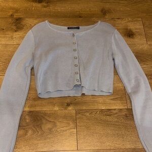 Brandy Melville Soft Blue Knit Top
